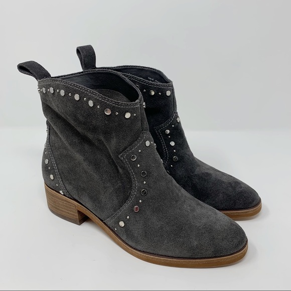 Dolce Vita Shoes - Dolce Vita Tobin Studded Bootie Anthracite Suede